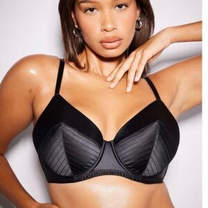 Savage x Fenty Bullet Bra with Matching Panties 46D & 4x NWT